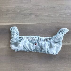 Light Blue Women's Intimate Top